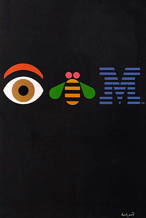 Eye Bee M poster by Paul Rand